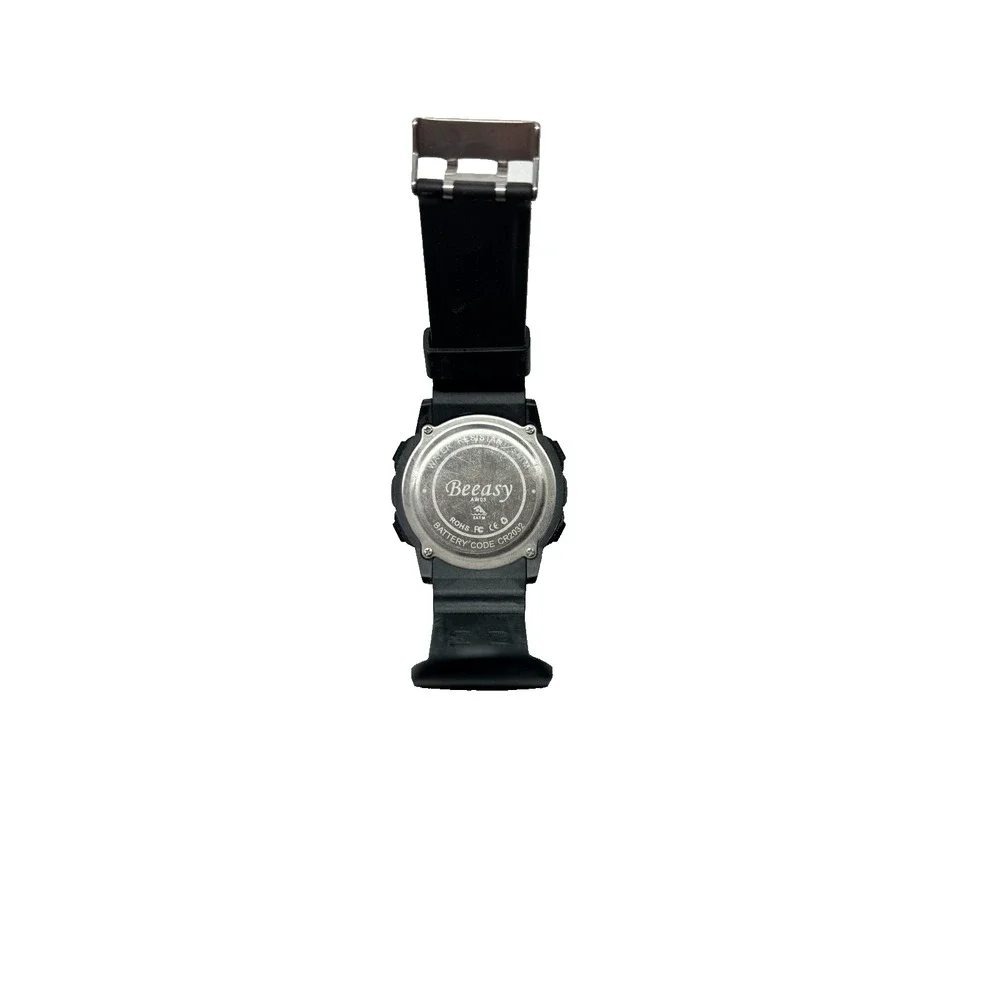 Beeasy Men Digital Sports Watch,Waterproof Watch with Stopwatch Black
